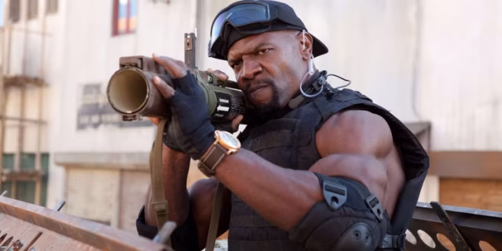 Terry Crews w ośrodku treningowym Realu Madryt.